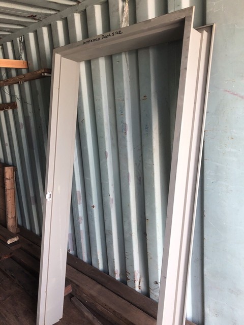 Steel door jamb to suite large oversized opening | Building Materials