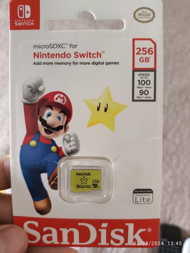 SanDisk 256GB microSDXC Micro SD Card for Nintendo Switch