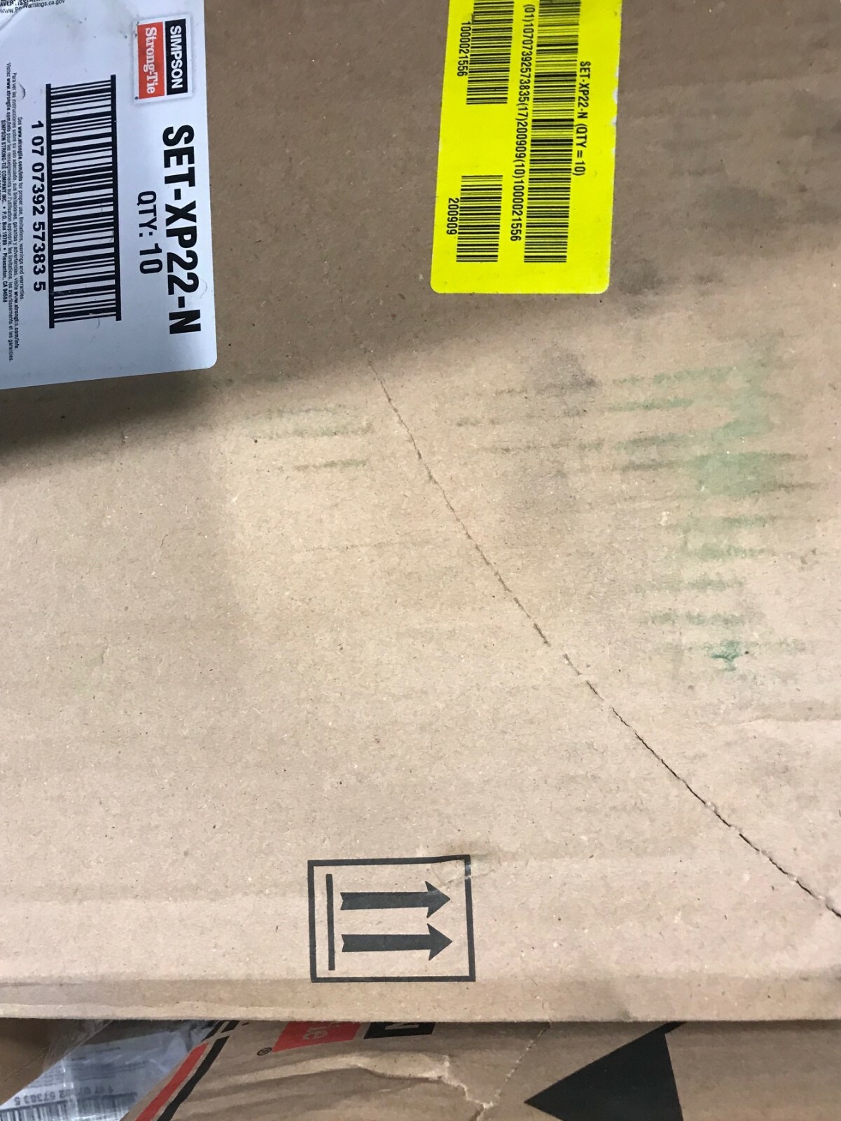 Simpson Strong-Tie SET-XP High-Strength Epoxy Adhesive 22 oz. Dual Cartridge