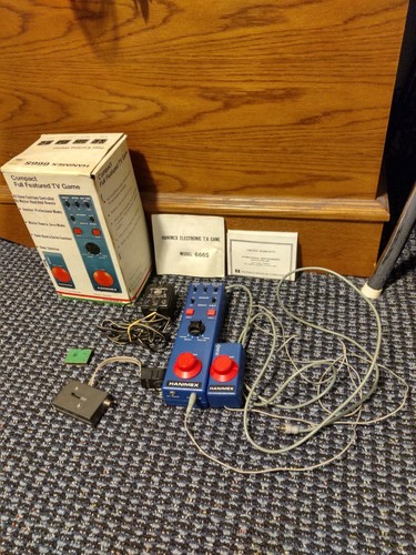 CIB Tested Works Vintage HANIMEX 666S Pong TV Tennis Video