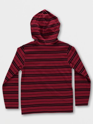 

Рубашка в полоску с капюшоном Volcom Little Boys Parables, Rio red