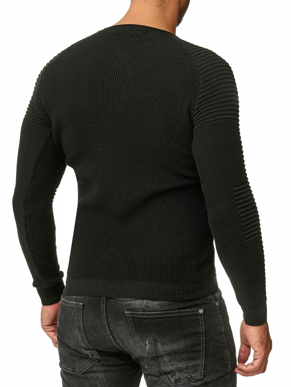 Red Bridge Herren Strickpullover Pullover Slim-Fit Up And Down M3114 15