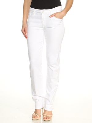 

J BRAND Женские белые джинсы прямого кроя Размер: 29 Талия, Белый, JB000483