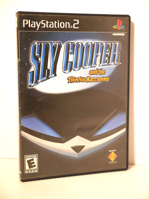 SLY COOPER & THE THIEVIUS RACCOONUS *COMPETE* PLAYSTATION 2 PS2 BLACK LABEL CIB