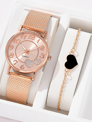 Reloj de Mujer con Pulsera en Oro Brazalete Esclava Joyeria Relojes Para  Mujeres