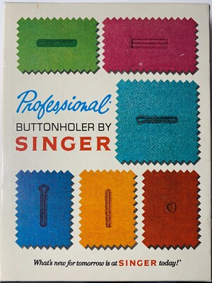 vintage singer professional buttonholer