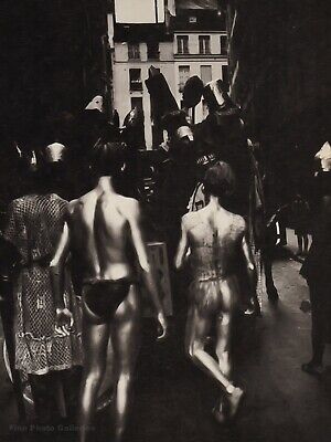 1931/76 Vintage BRASSAI Paris Street Semi Nude Male Body Paint Costume Photo Art