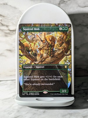 Squirrel Mob *Borderless Alt Art* Creature -Squirrel, Bloomburrow Commander, BLC