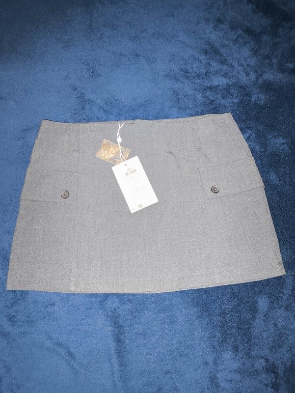 Only Minirock, Dunkelgrau, Gr. 38, Neu