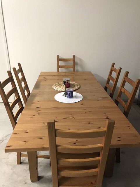 IKEA extendable table and 6 chairs | Dining Tables | Gumtree Australia