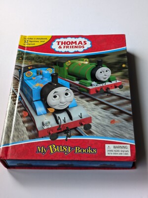 Thomas & Friends My Busy Book W 11 Figurines Playmat & BONUS Thomas Train 2017