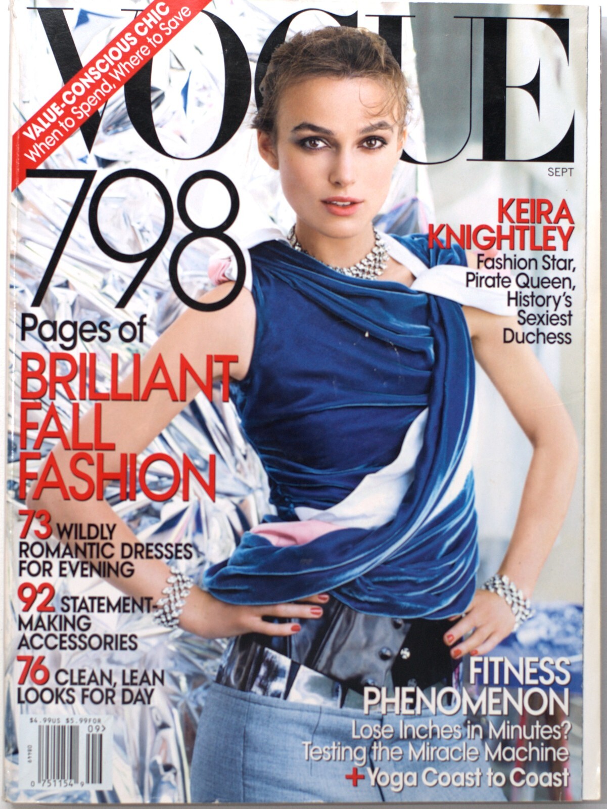 VOGUE US 2007 September Issue アメリカ版 Vogue America - September 2007 Cover : Sienna Miller 840
