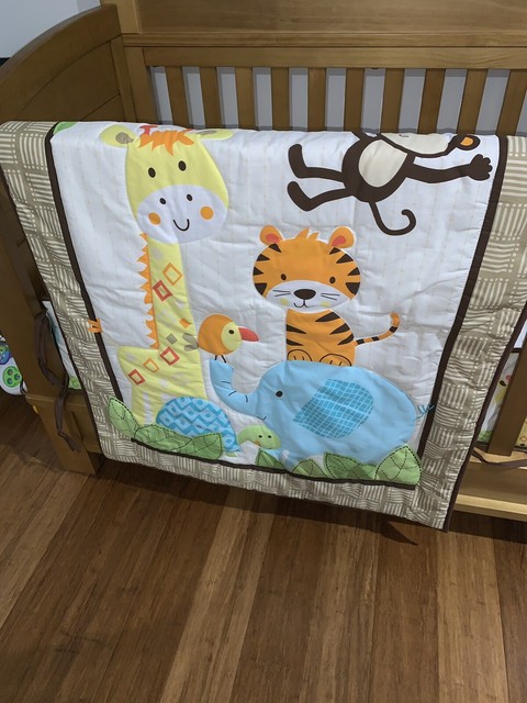 jungle theme nursery bedding