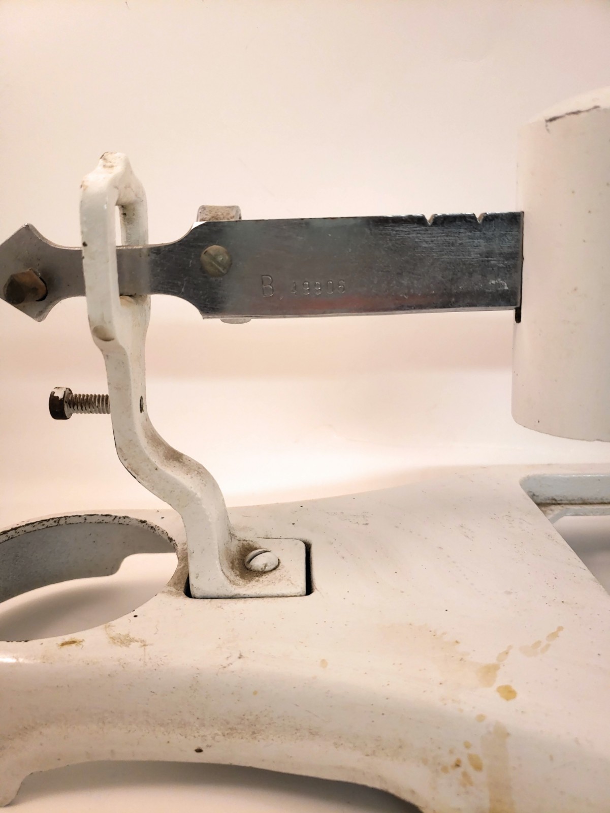 Antique Continental Scale Works Balance Beam Slide Scale Vet Pediatrician White