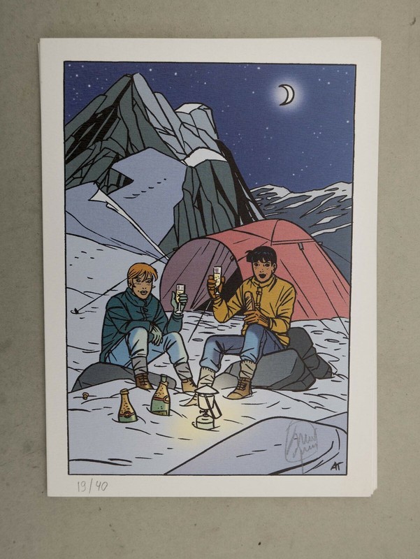 Taymans Ex-Libris Caroline Baldwin Et Roxane Tente Champagne Montagne 40 Ex S