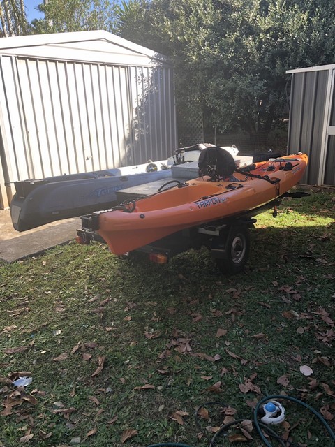 battery propelled kayak
