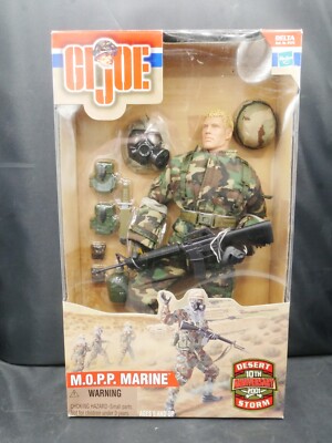 GI Joe Desert Storm 10th Anniversary M.O.P.P Marine 12'' Fig.2000 MOPP NOS
