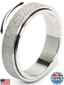 MHWTTY Stainless Steel Anxiety Ring - Fidget Spinner Ring for Women and Men