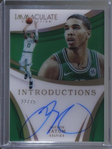 2017-18 Panini Immaculate Collection - Jayson Tatum #II-JTT