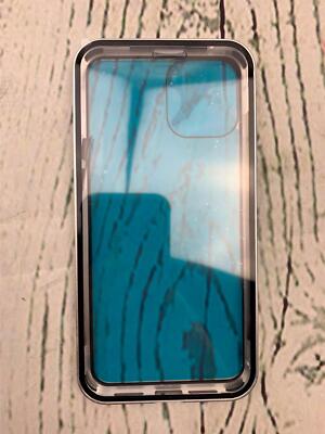 Fits iPhone 12 Pro Max Case 5g 6.7 inch with Safety Lock Silver Clear