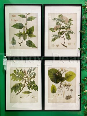 Pack of 4 - Ikea BILD Poster Picture 16 ¼ x 20'' Flowers & Leaves (No Frame) NEW