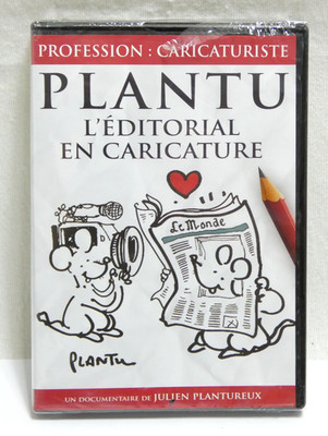 PLANTU CARICATURISTE L'EDITORIAL EN CARICATURE DOCUMENTAIRE PLANTUREUX  DVD NEUF