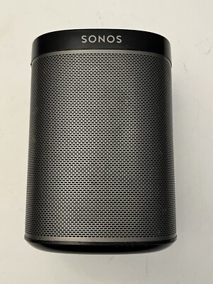 Sonos Play:1 Wireless Speaker - Black Tested-Factory Reset-No Mid-Range Sound