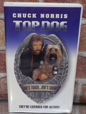 Chuck Norris in Top Dog VHS Tape