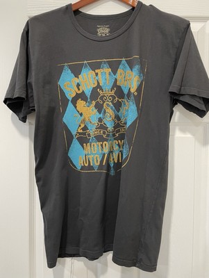 Schott NYC Grey Shirt MEDIUM 