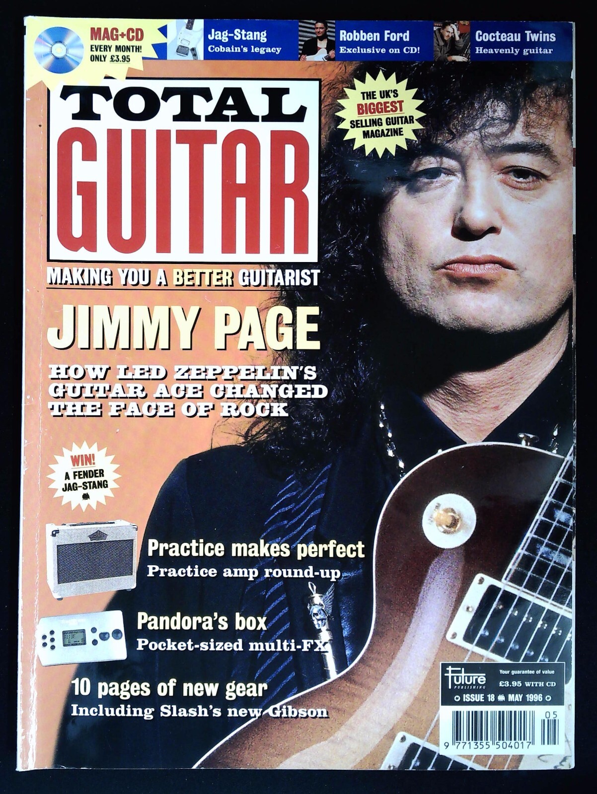 Total Guitar Magazine May 1996 mbox1336 No.18 - Jimmy Page