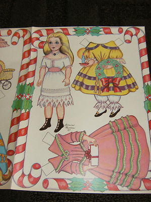 Montanari Wax Doll Magazine Paper Doll,1987, By Loraine Morris