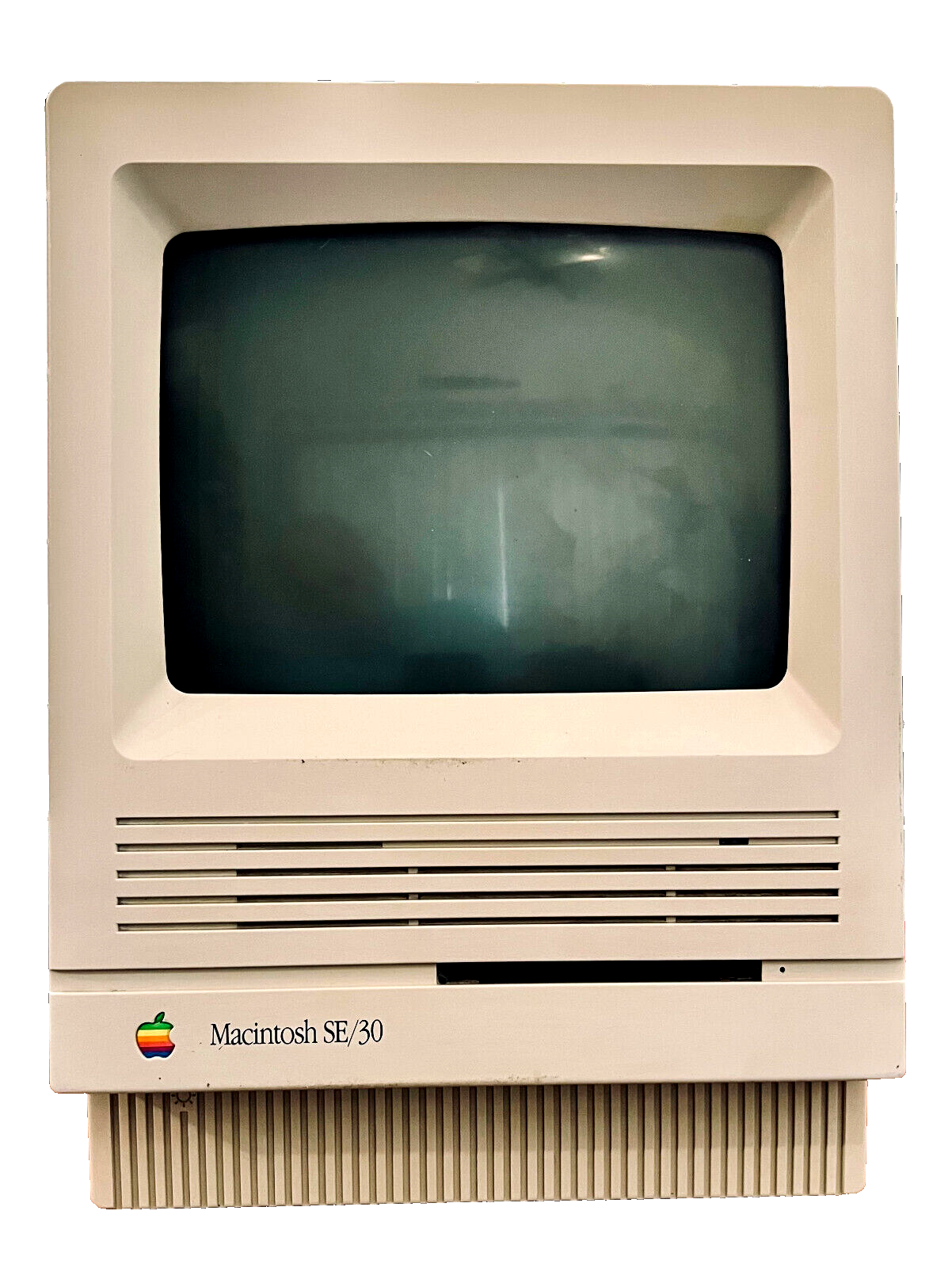 福岡】◇ジャンク Apple Macintosh SE/30 CRTモニター不良 レトロ 1991