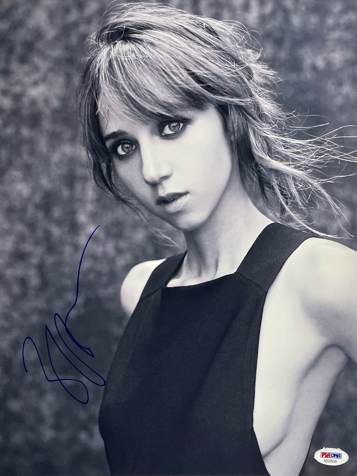 ZOE KAZAN Autograph Hand SIGNED 11x14 PHOTO PSA/DNA