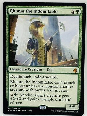 MTG Magic - Rhonas the Indomitable - Amonkhet - Mythic Rare - NM-M