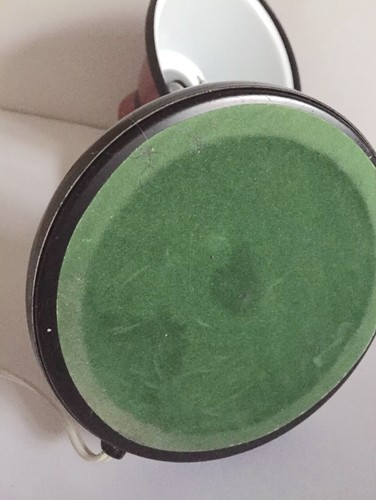 Vintage Red Gooseneck Desk Lamp with Black Neck & Accents