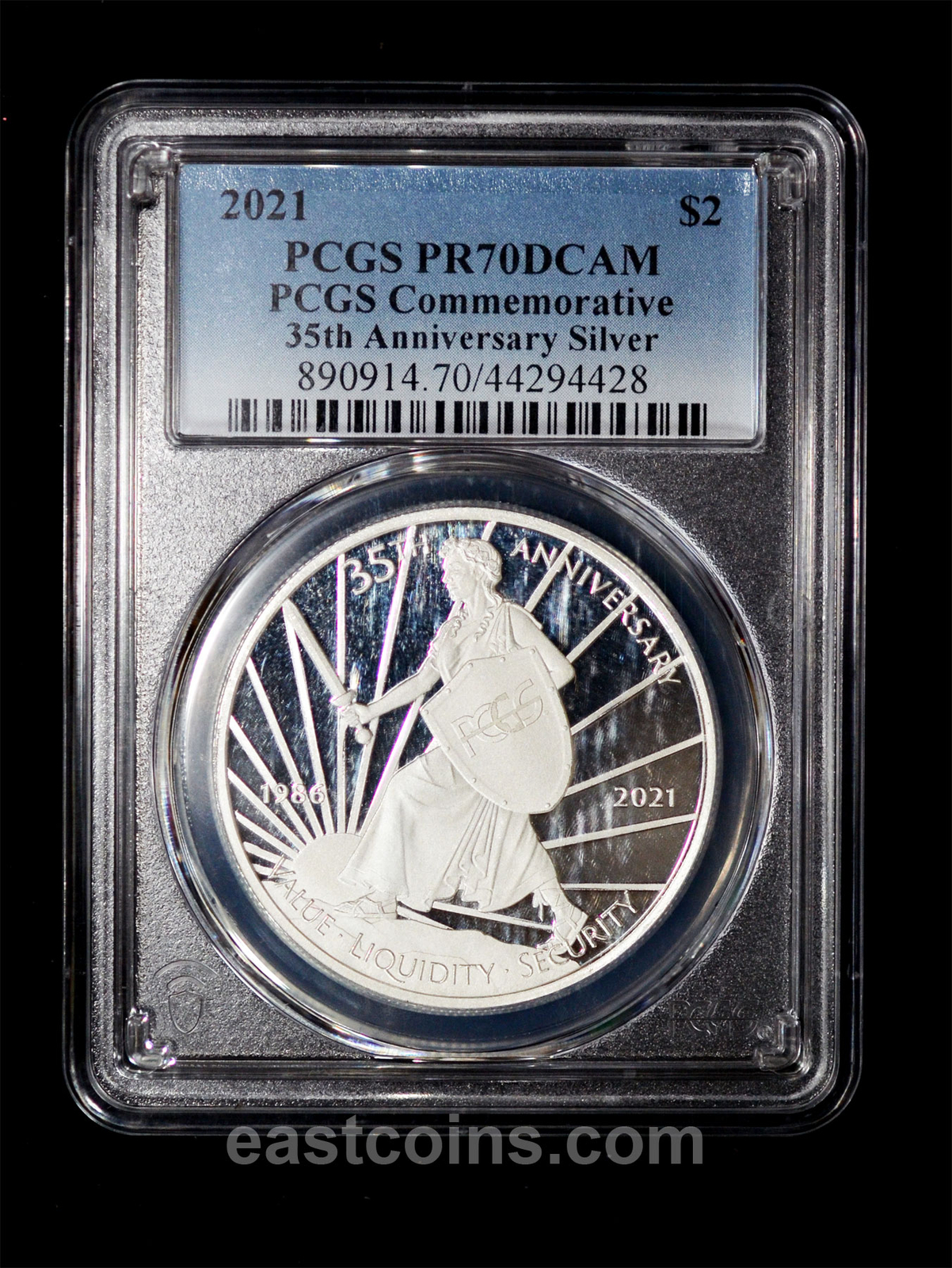 PCGS PR 70 DCAM 2019 中国 ニッケルメッキ銅LM-600 2016 (2019) W Silver Eagle PCGS PR70 DCAM Cleveland - King Coin