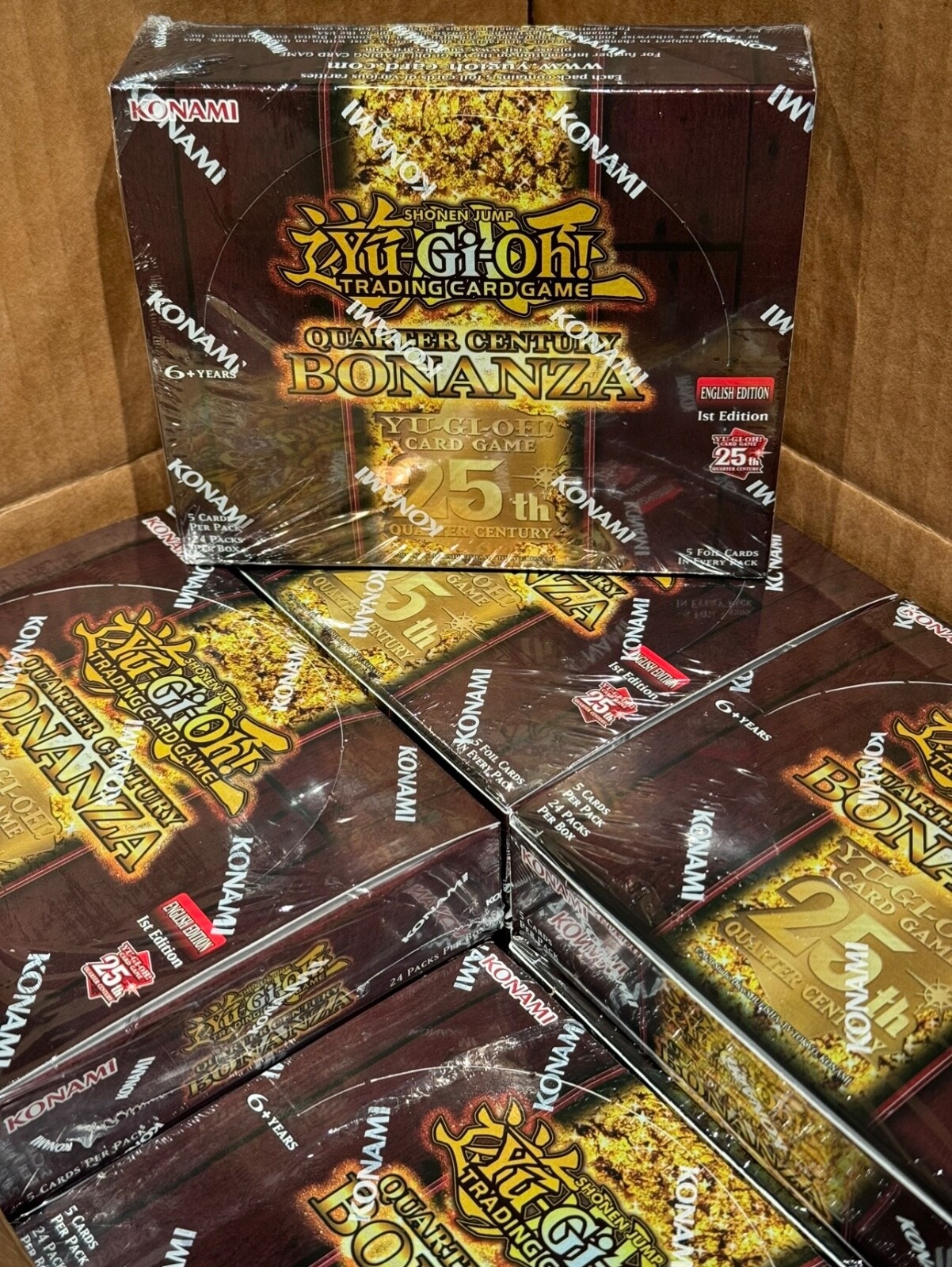 YuGiOh! Quarter Century BONANZA Booster Box 1st Factory YuGiOh! Quarter Century BONANZA Booster Box 1st Factory
