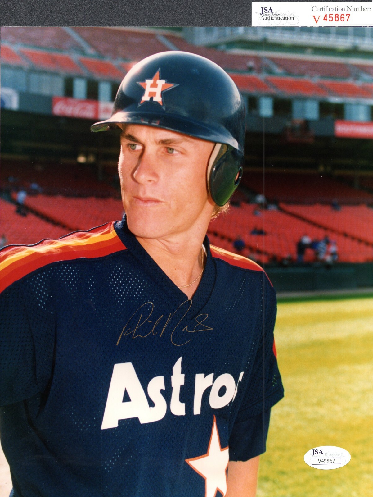 JSA Phil Nevin Autographed Signed AUTO 8x10 Photo Houston