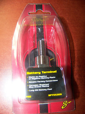 NEW STINGER PRO SPT55309 LONG GM BATTERY POST SIDE TERMINAL SHOC KROME SPT85309 
