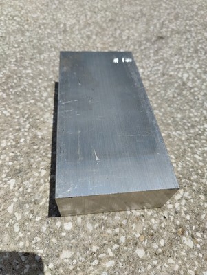 6061-T6511 aluminum bar billet 2x4x8 inch 7 lbs, manifold quality