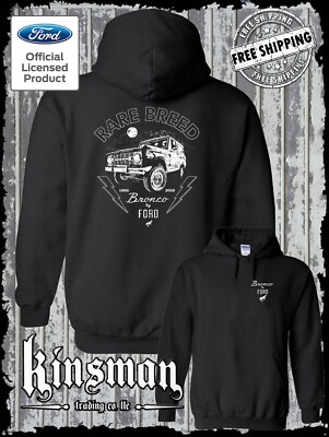 Ford Bronco Rare Breed Black Hoodie / Sweatshirt