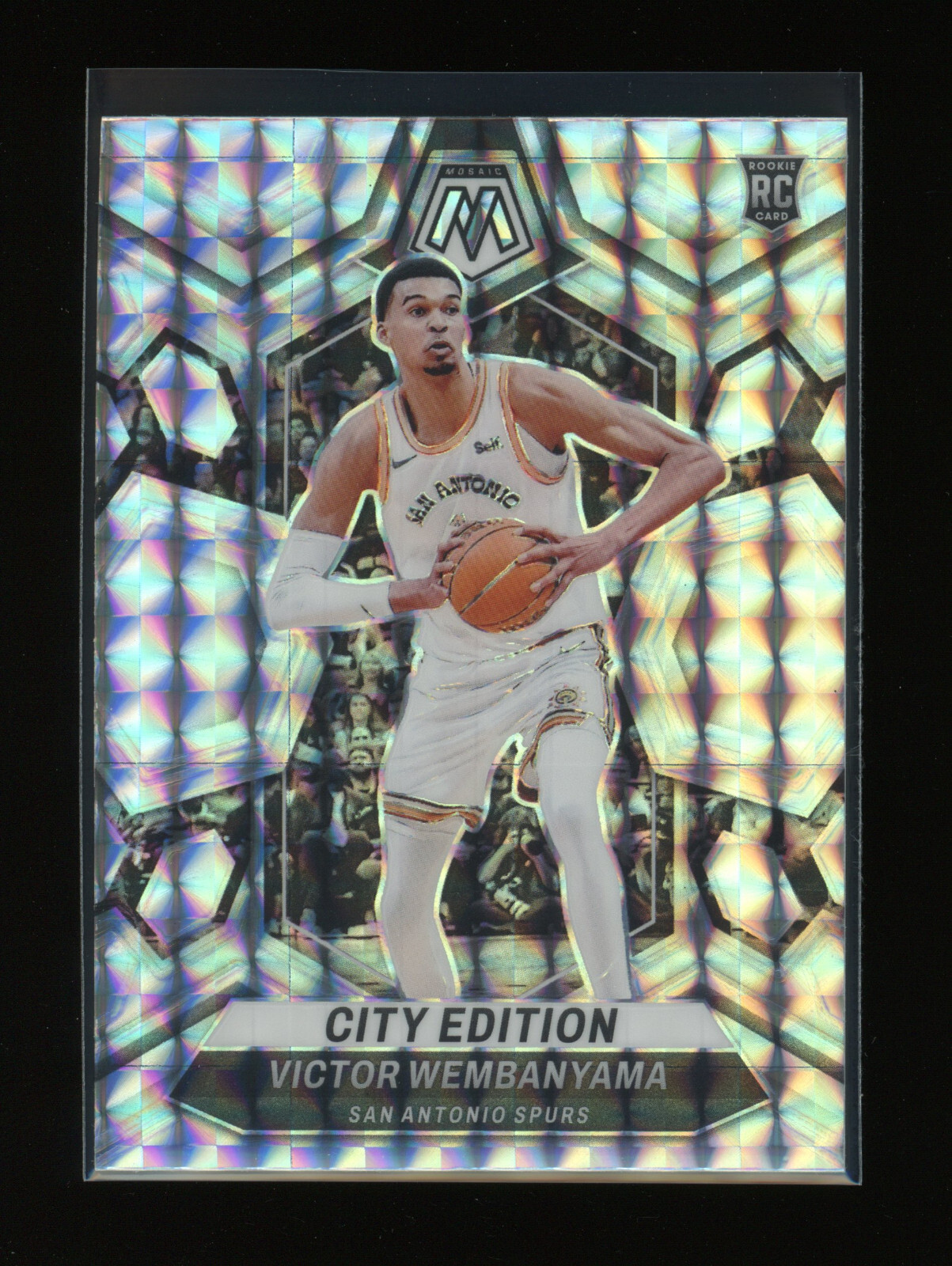 wembanyama 24枚限定 未開封 メトロポリタン 2023-24 Panini Mosaic VICTOR WEMBANYAMA #282 City Edition RC
