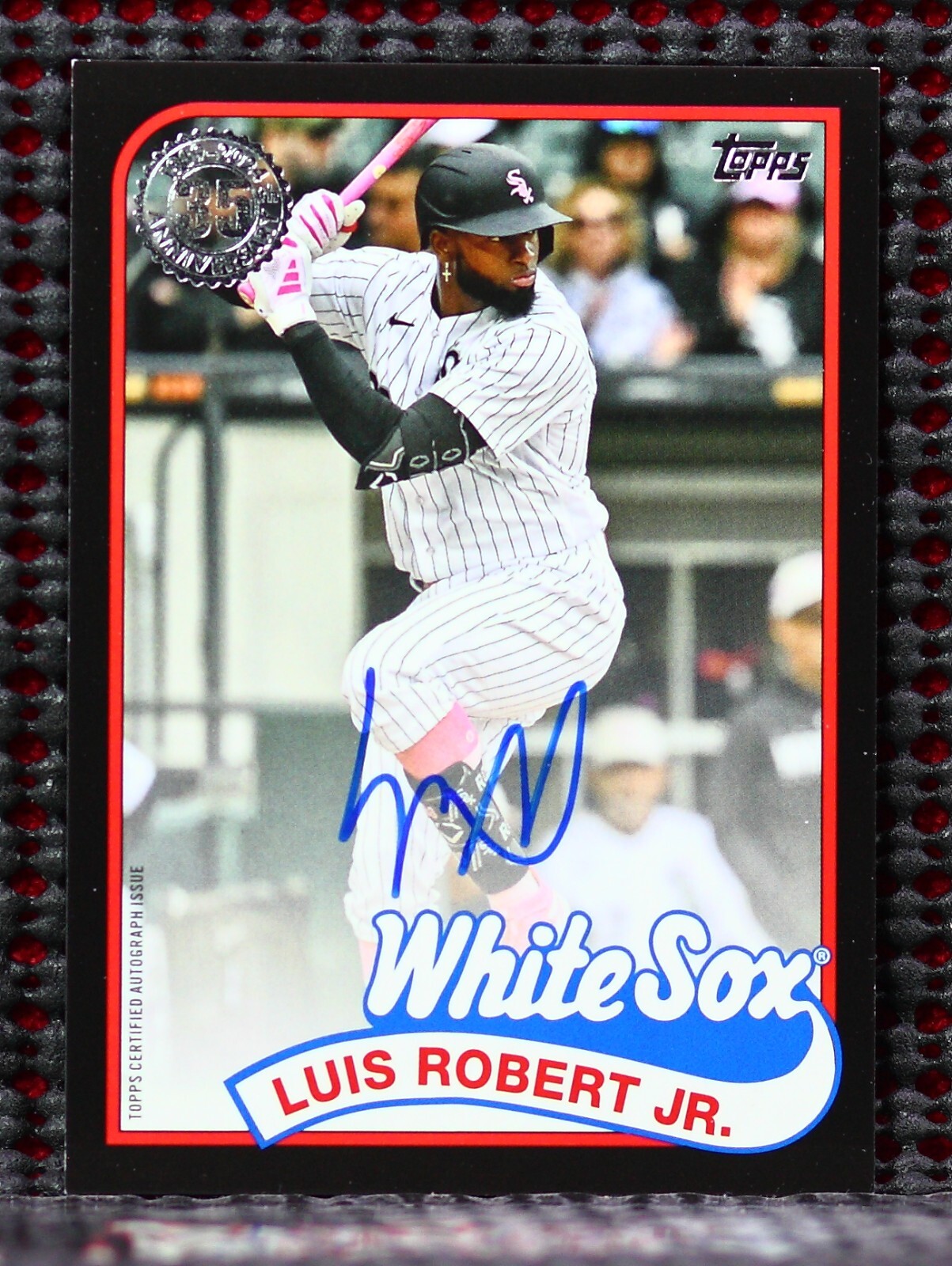 LUIS ROBERT JR. - 2024 TOPPS '89 TOPPS AUTOGRAPH BLACK LUIS ROBERT JR. - 2024 TOPPS '89 TOPPS AUTOGRAPH BLACK