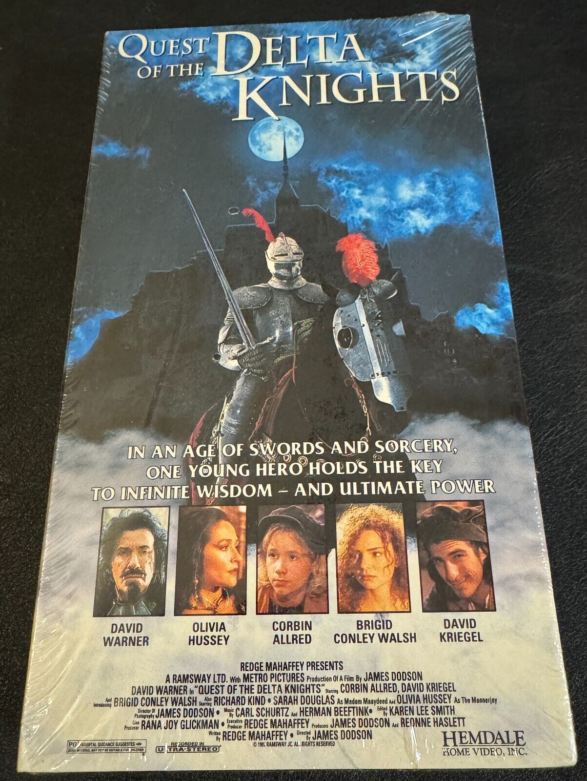 Quest of the Delta Knights (VHS, 1994)- David Warner, Olivia Hussey - RARE - NEW Quest of the Delta Knights (VHS, 1994)- David Warner, Olivia Hussey - RARE - NEW