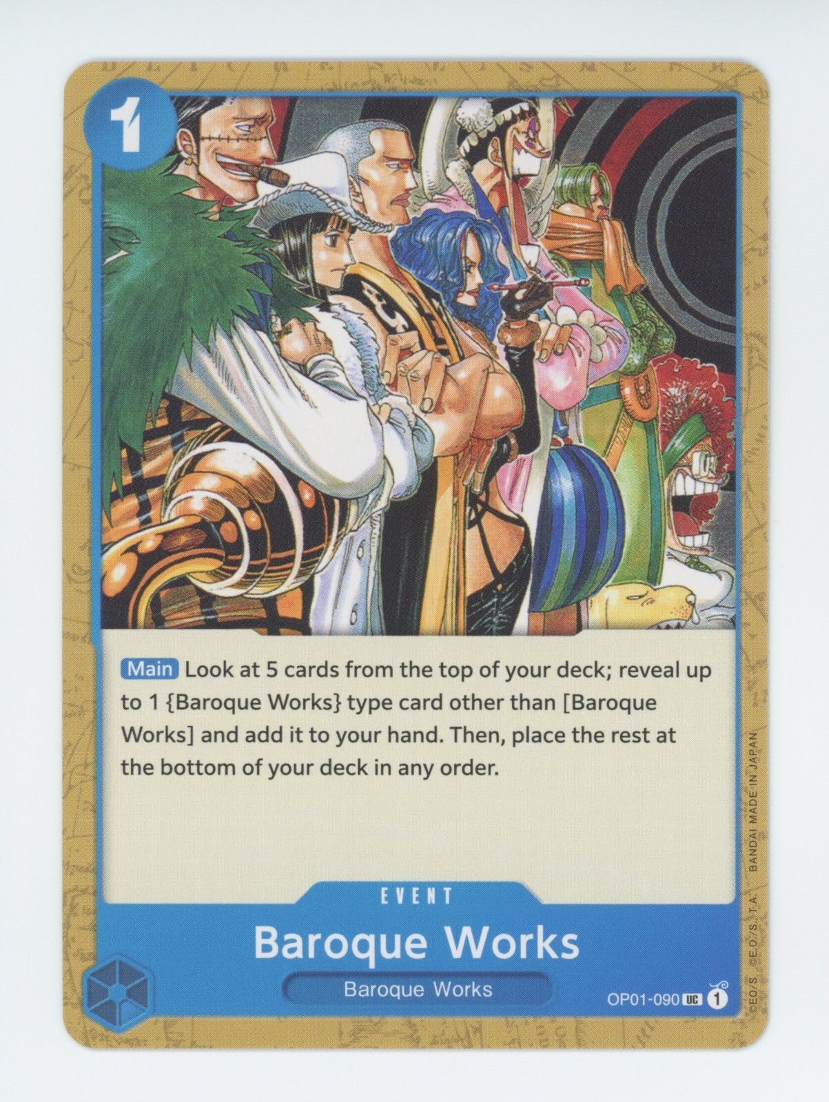 one piece tcg baroque works deck OP01-090 Prices | Romance Dawn Premium Card Collection Live Action
