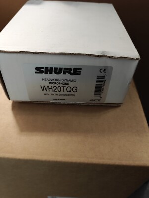 Shure WH20TQG Wireless Headset Microphone for Shure Wireless Systems Band TC