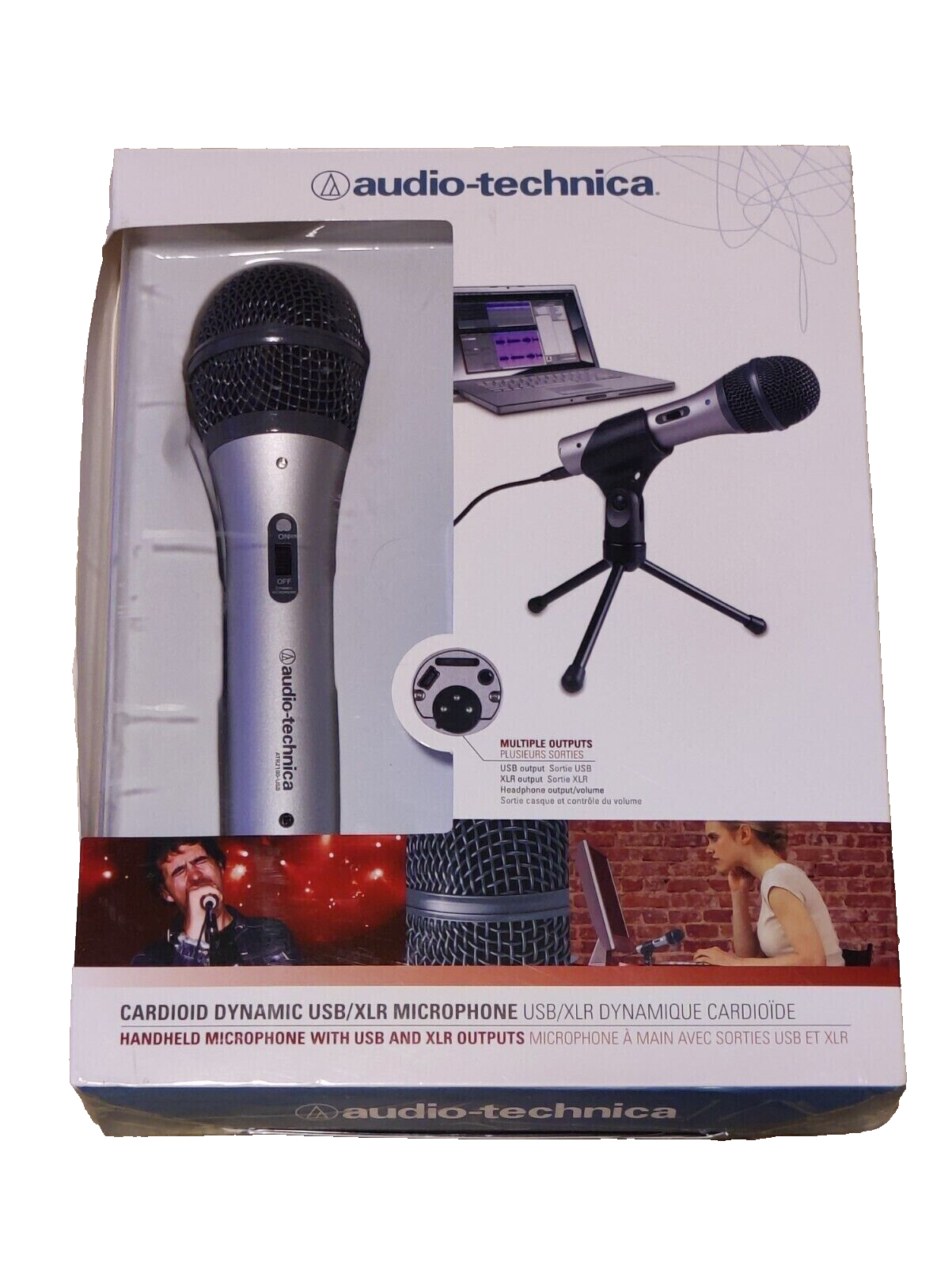 AUDIO-TECHNICA ATR 2100-USB CARDIOID DYNAMIC USB/XLR MICROPH