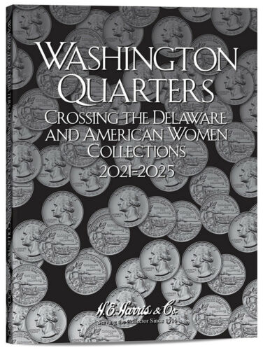H E HARRIS #4952 Coin Folder American Women Quarter 2021-2025 P&D Book/Album