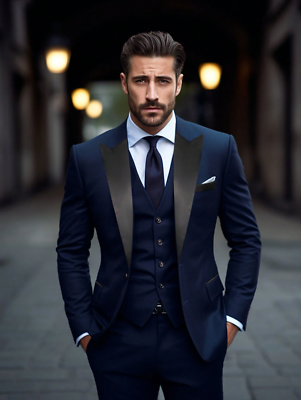 trajes para hombre elegantes