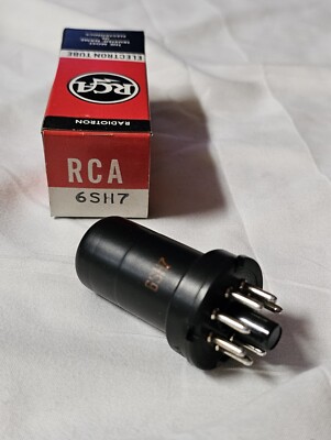 NOS, RCA 6SH7 ELECTRON TUBE, QTY 1, UNUSED IN BOX, READ